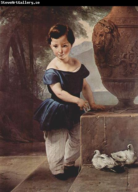Francesco Hayez Portrait of Don Giulio Vigoni as a Child